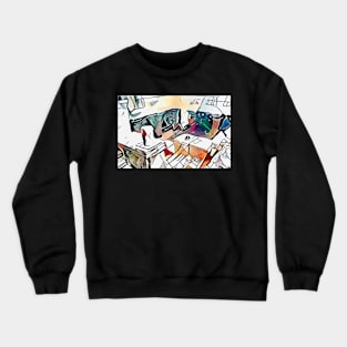 Palace of Knossos, motif 3 Crewneck Sweatshirt